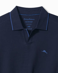 Big & Tall Emfielder Johnny Collar IslandZone Polo - Blue Note