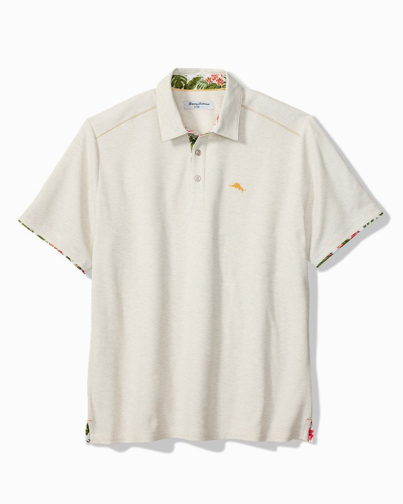Big & Tall Wild Grove Five O'Clock IslandZone Polo - Lychee Heather