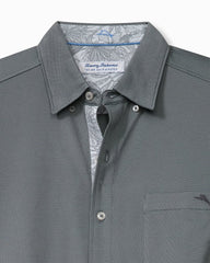 Big & Tall San Lucio Villa Evora Five O'Clock Stretch Knit Shirt - Turbulence