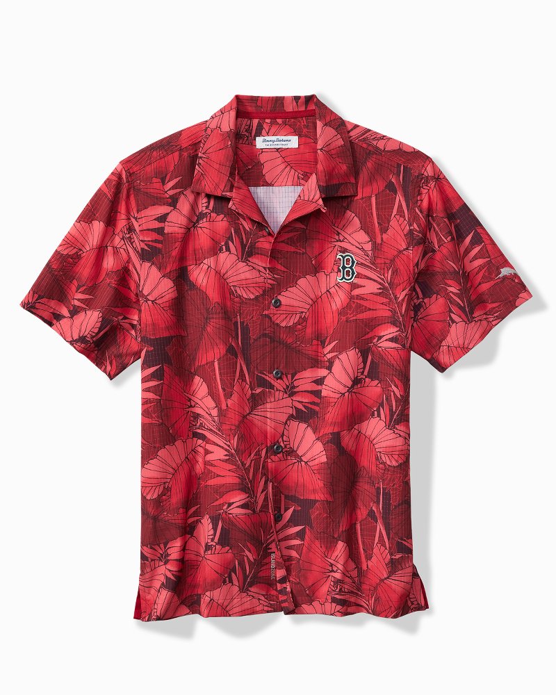 Big & Tall MLB Bahama Coast Nuevo Fronds IslandZone Shirt - boston_red_sox