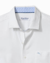 Big & Tall Sarasota Stretch Ventura Coast IslandZone Shirt - White