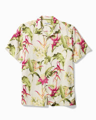 Big & Tall Garden of Hope and Courage IslandZone Camp Shirt - Continental