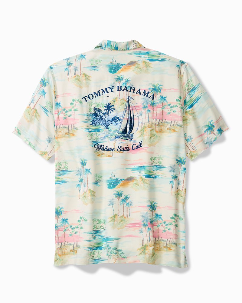 Big & Tall Collector's Series 2025 Offshore Sails Call Silk Camp Shirt - Continental