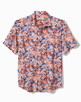 Big & Tall Bahama Coast Royal Palms IslandZone Shirt - Majorca