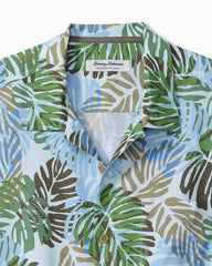 Big & Tall Coastal Ease Jade Jungle IslandZone Camp Shirt - Solitude