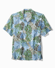 Big & Tall Coastal Ease Jade Jungle IslandZone Camp Shirt - Solitude