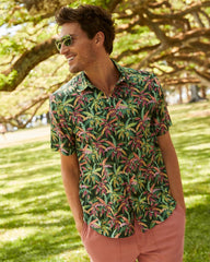 Big & Tall Bahama Coast Colorful Oasis IslandZone Shirt - Watermelon
