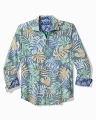 Big & Tall Coastline Cord Jungle Fade Shirt - Sterling Blue