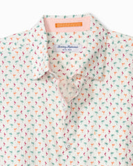 Big & Tall Nova Wave Flock It to You Cotton-Blend Shirt - White
