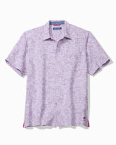 Big & Tall Torres Gardens Cotton-Blend Camp Shirt - Wild Aster