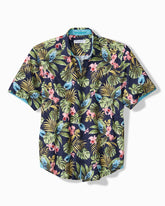 Big & Tall Nova Wave Selva Gardens Cotton-Blend Shirt - Coastline
