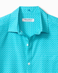 Big & Tall Bahama Coast Teeny Martini IslandZone Shirt - Light Island Breeze