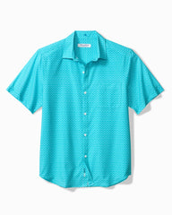 Big & Tall Bahama Coast Teeny Martini IslandZone Shirt - Light Island Breeze