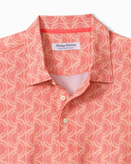 Big & Tall Bahama Coast Wild Waves IslandZone Polo - Desert Poppy