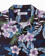 Big & Tall Bahama Coast Midnight Flora IslandZone Shirt - Black