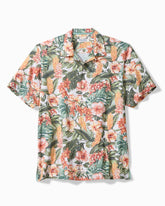 Big & Tall Coastal Ease Golden Gardens IslandZone Camp Shirt - Parisian