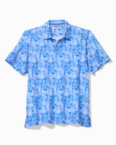 Big & Tall Bahama Coast Fizz Impressions IslandZone Polo - Glacier Blue