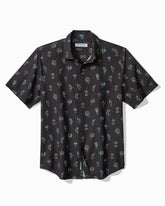 Big & Tall Bahama Coast Neon Sips IslandZone Shirt - Matte Black