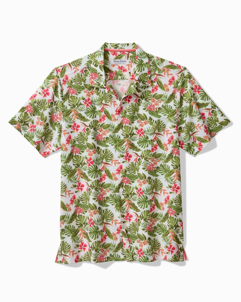 Big & Tall Bahama Coast Wild Grove IslandZone Shirt - Cloud
