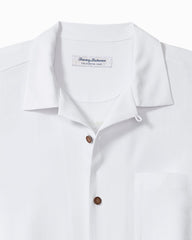 Big & Tall Coastal Ease Designated Driver IslandZone Camp Shirt - White