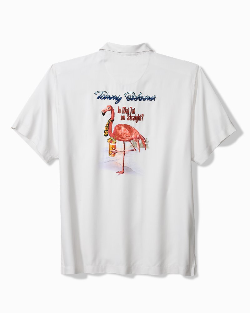 Big & Tall Is Mai Tai On Straight Silk Camp Shirt - Continental