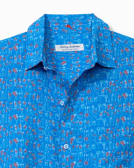 Big & Tall Bahama Coast Martini Time IslandZone Shirt - Campanula