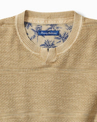 Big & Tall Saltwater Textured Abaco Sweater - Nomad Khaki