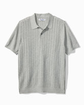 Big & Tall Coolside Sun Bliss IslandZone Polo - Light Grey Heather