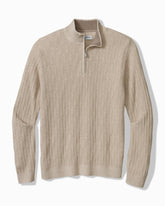 Big & Tall Coolside Madeira IslandZone Half-Zip - Moonstone Heather