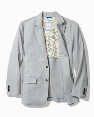 Big & Tall Latigo Beach Linen-Blend Blazer - Bala Shark