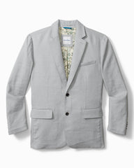 Big & Tall Latigo Beach Linen-Blend Blazer - Bala Shark