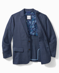 Big & Tall Latigo Beach Linen-Blend Blazer - Navy