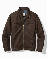 Big & Tall Highland Rocker Leather Jacket - Dark Brown