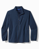 Big & Tall Island Clubhouse Pro Full-Zip Performance Jacket - Ocean Deep