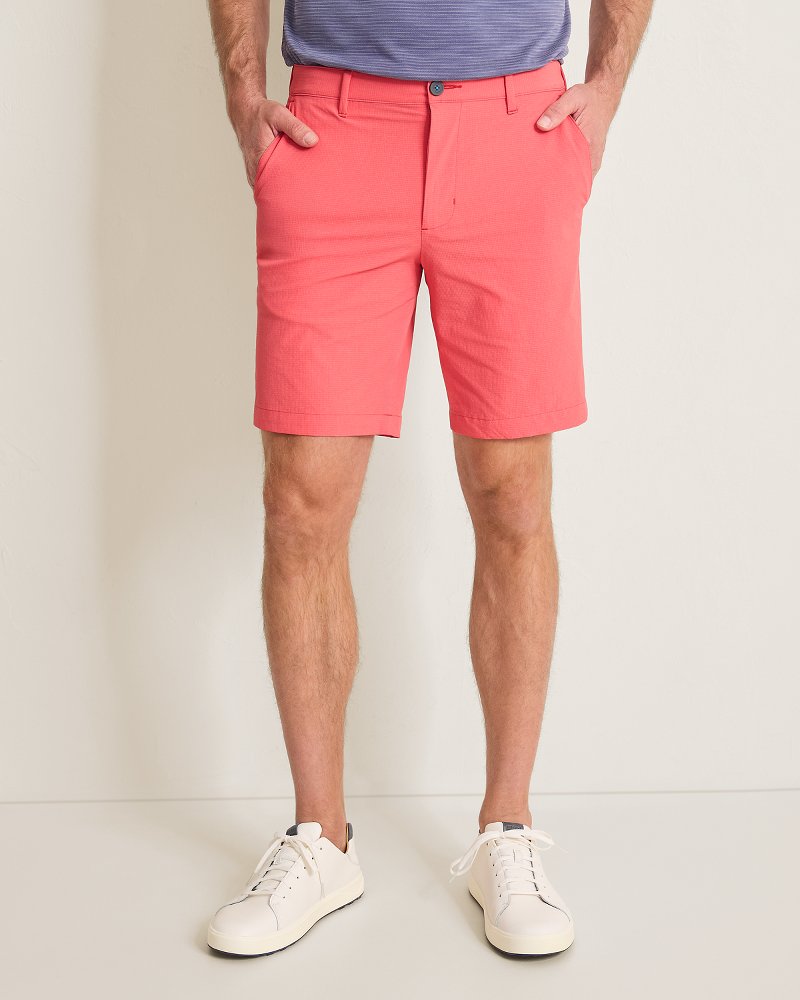 Big & Tall Chip Shot IslandZone Shorts - Red Ginger