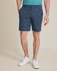 Big & Tall Chip Shot Ocean Tiles IslandZone Shorts - Dress Blues