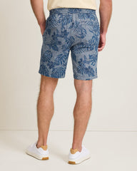 Big & Tall Midnight Harbor Stretch-Linen E-Waist Shorts - Insignia Blue