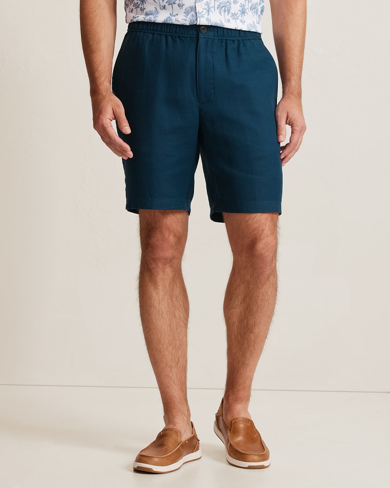Big & Tall Bora Beach Gauze E-Waist Shorts - Maritime