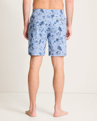 Big & Tall Huntington Beach Views E-Waist Hybrid Shorts - Evertide