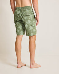 Big & Tall Baja Palmero Boardshorts - Army Green