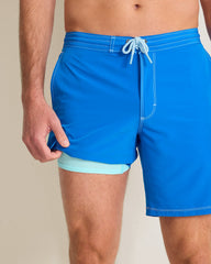 Big & Tall Baja Bay Boardshorts - Victoria Blue