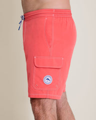 Big & Tall Baja Bay Boardshorts - Light Pomodoro