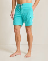 Big & Tall Baja Bay Boardshorts - Blue Curacao