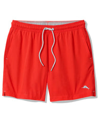 Big & Tall Naples Valley Swim Trunks - Red Tulip