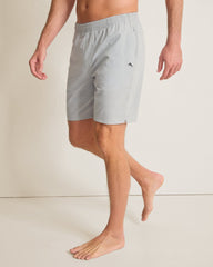 Big & Tall Huntington Bay E-Waist Hybrid Shorts - Arctic