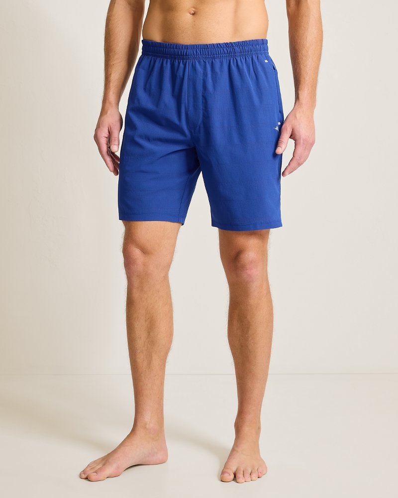 Big & Tall Huntington Bay E-Waist Hybrid Shorts - Dark Cobalt
