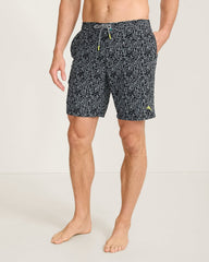 Big & Tall Baja Party Mixer Boardshorts - Black