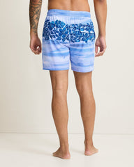 Big & Tall Naples Sapphire Shores Swim Trunks - Dockside Blue