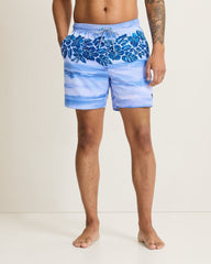 Big & Tall Naples Sapphire Shores Swim Trunks - Dockside Blue