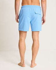 Big & Tall Naples Shores Swim Trunks - Big Sky Blue